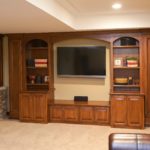 Lower Level Media Rooms by C&W Custom Woodworking